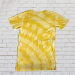 XS Yellow Sesame St Reverse Tie Dye T-Shirt