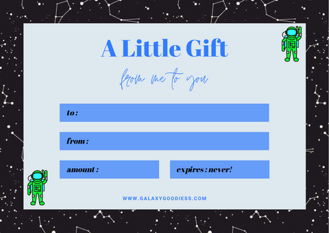 GalaxyGoodiess Gift Certificate